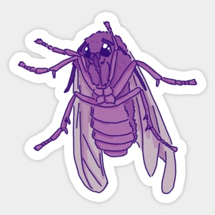Moth - Purple Sticker